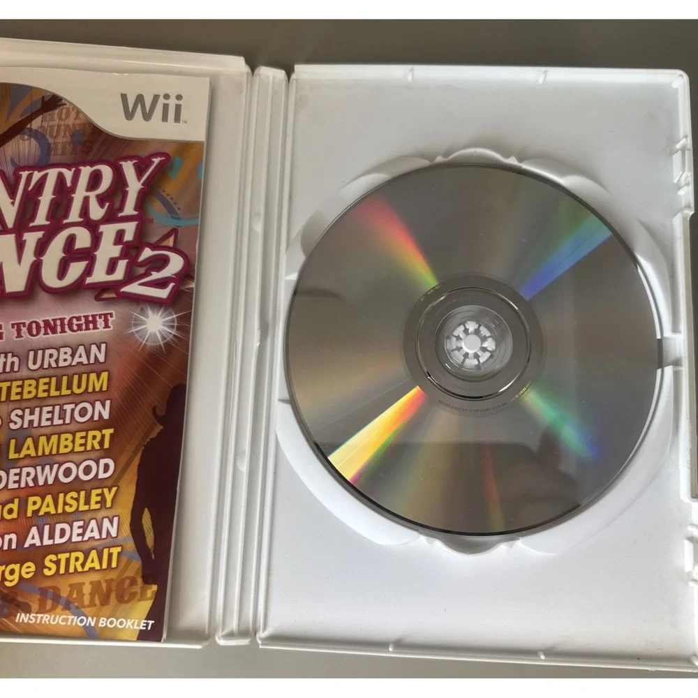 Country Dance 2 (Nintendo Wii, 2011) Game Preowned Country Music Top Artists